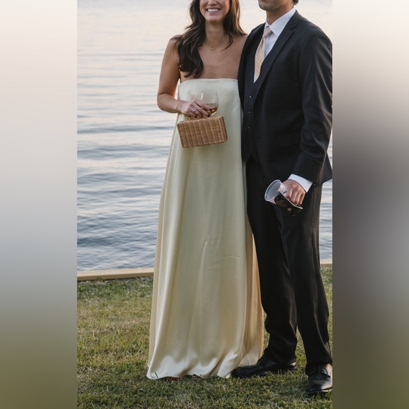 Antonio Melani Lucia Shift Strapless Maxi Dress - Picture 1 of 2